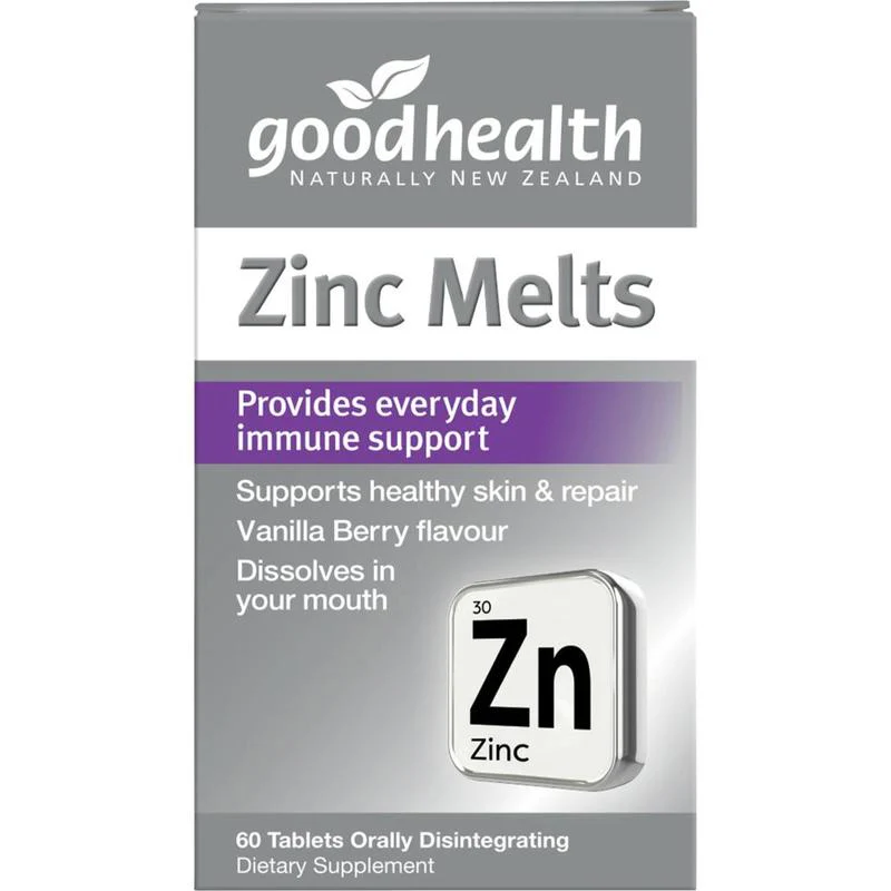 Good Health Zinc Melts Tablets 60s