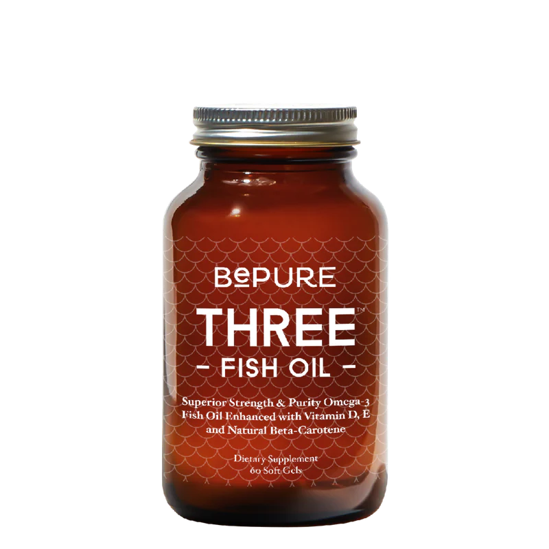 BePure Three Fish Oil Caps 60s
