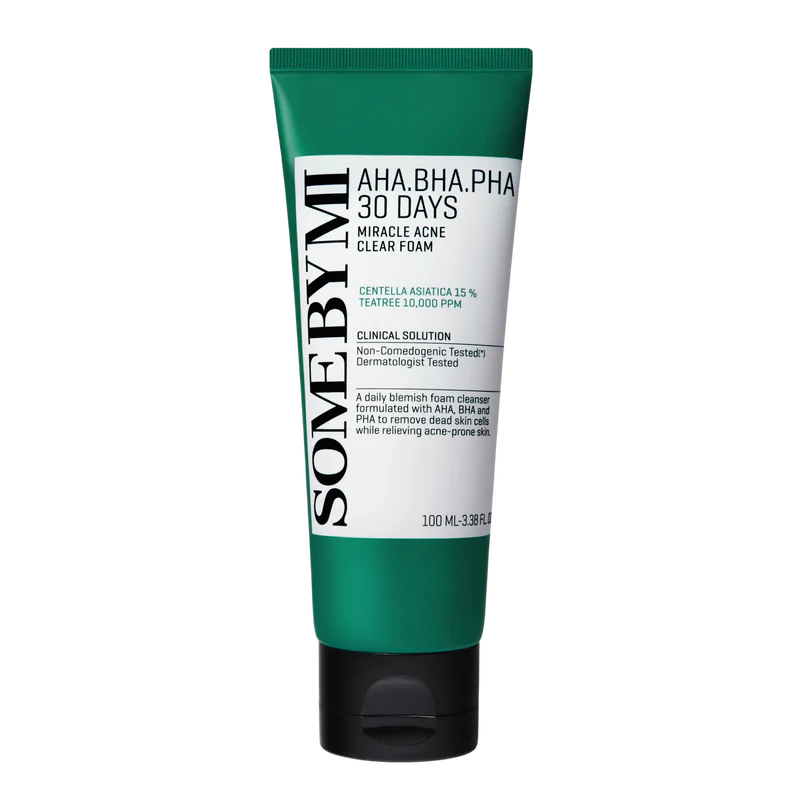 Some By Mi AHA-BHA-PHA 30 Days Miracle Acne Clear Foam 100ml