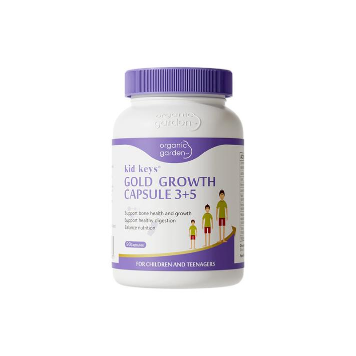 Organic Garden GOLD GROWTH CAPSULE 3+5 90 capsules per bottle