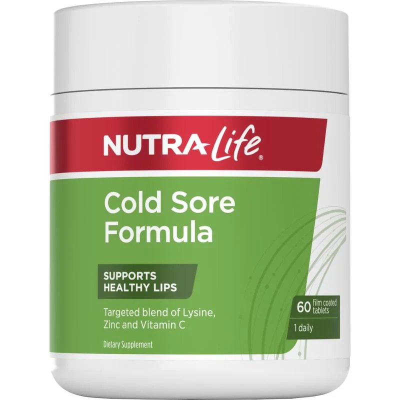 Nutra-Life Cold Sore Formula Tablets 60s
