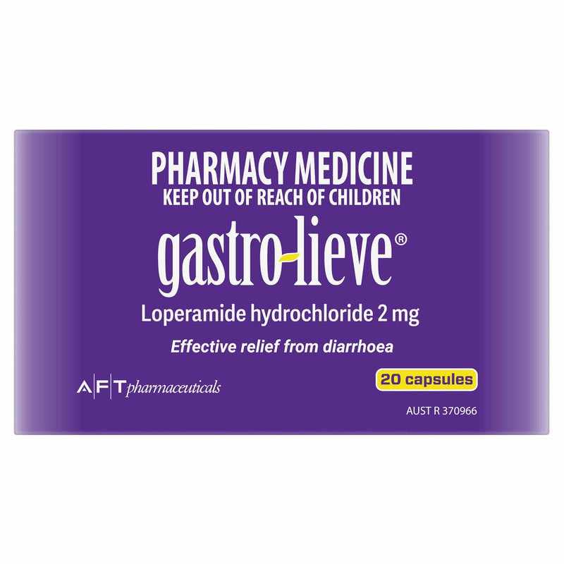 Gastro-Lieve Loperamide Hydrochloride 2mg 20s
