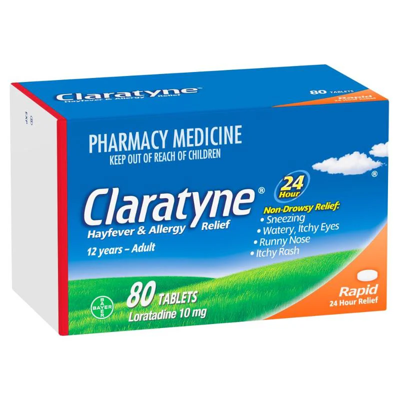 Claratyne Tabs 10mg 80s