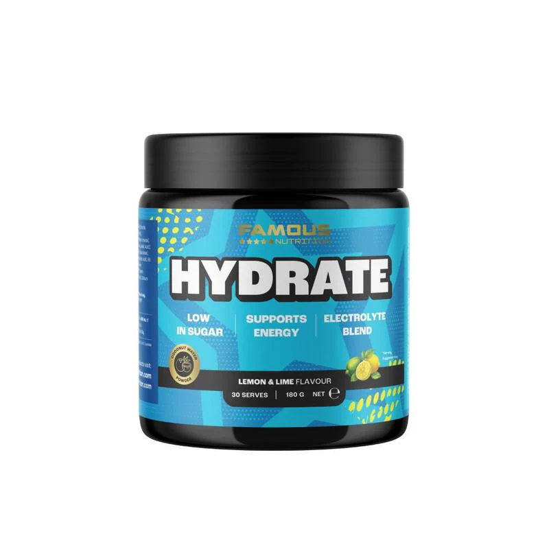 Famous Nutrition Hydration Lemon & Lime 180g