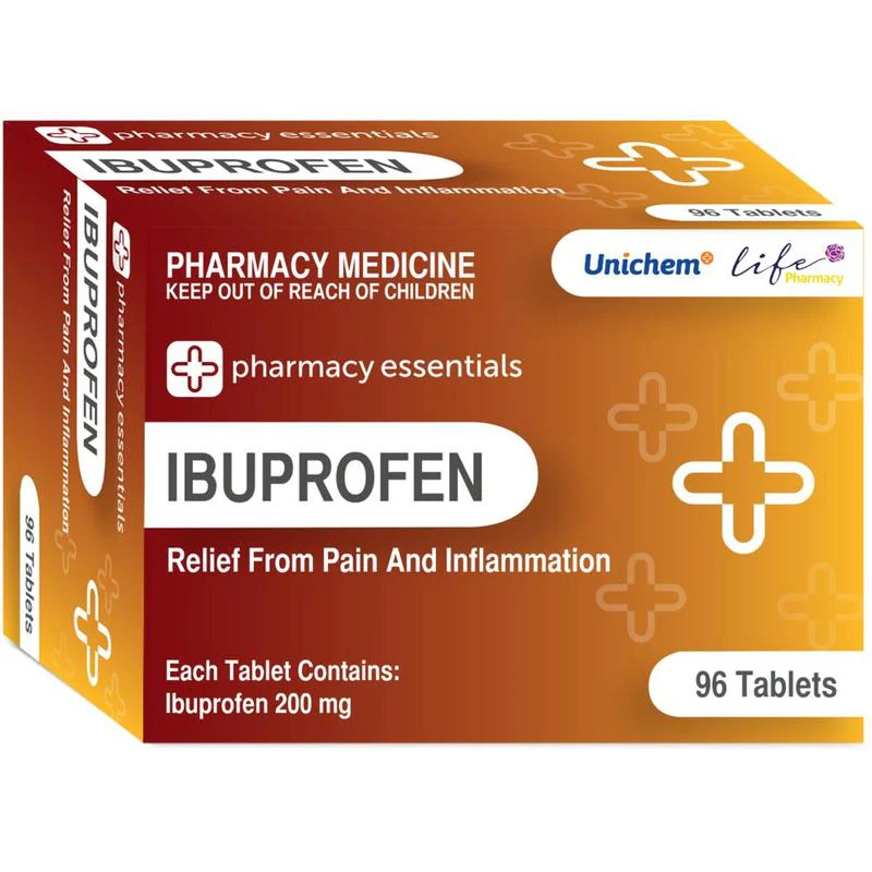 Pharmacy Essentials Ibuprofen 200mg Tablets 96pk